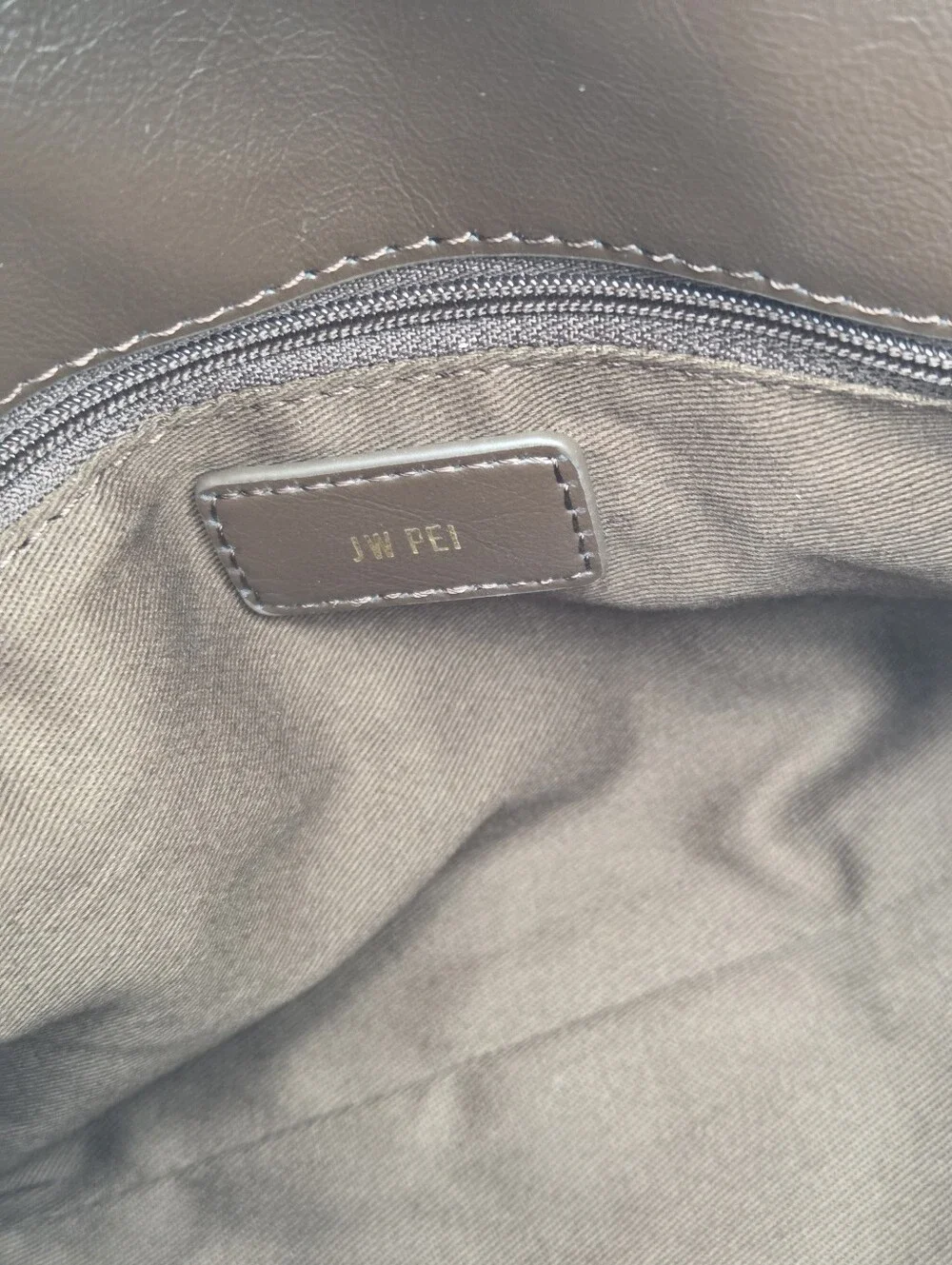 JW PEI Lucia Classic Top Handle Bag In Dark Brown